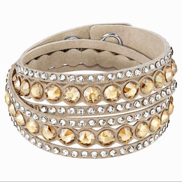 Swarovski Slake Bracelet - Beige - Picture 1 of 2